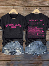 🔥Buy 3 Get 15% Off🔥Retro Funny WDNC Club Menopause Perimenopause Print T-Shirt