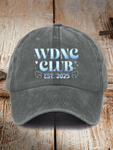 🔥Buy 3 Get 15% Off🔥Retro WDNC Club Est. 2025 Print Baseball Cap
