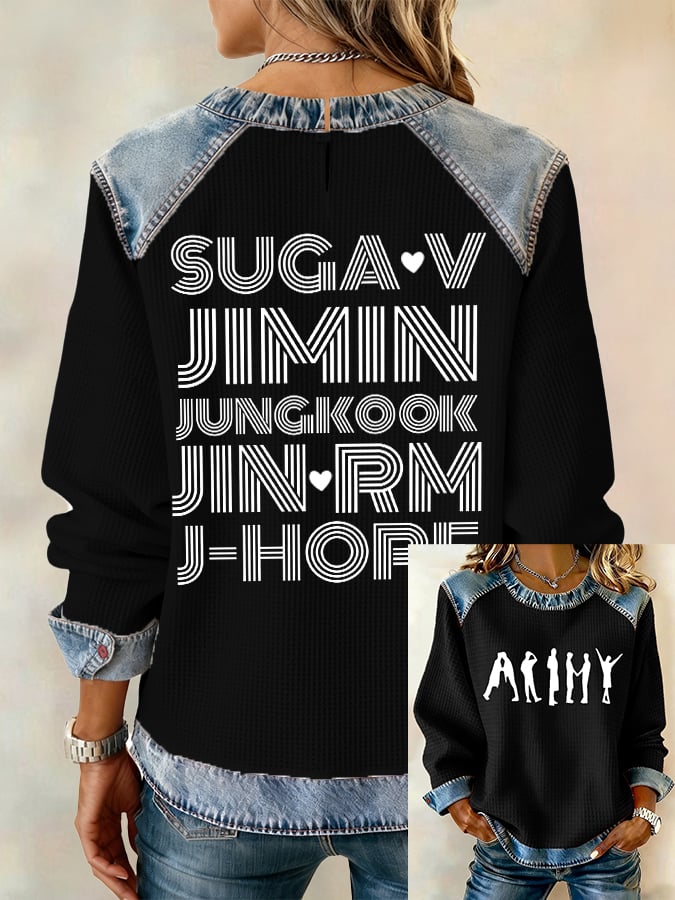 Women's Leisure  Print Sweatshirt