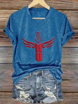 Women's K-pop Print Short-sleeved T-shirt