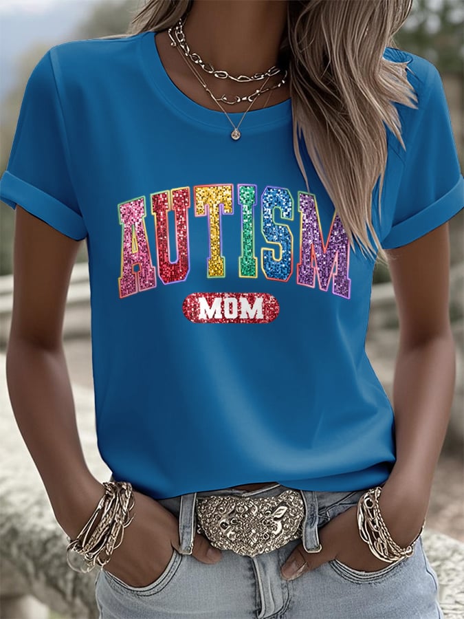 Women's Autism Strong Short-Sleeve T-Shirt