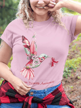 Women's Heart Disease Awareness Print T-shirt