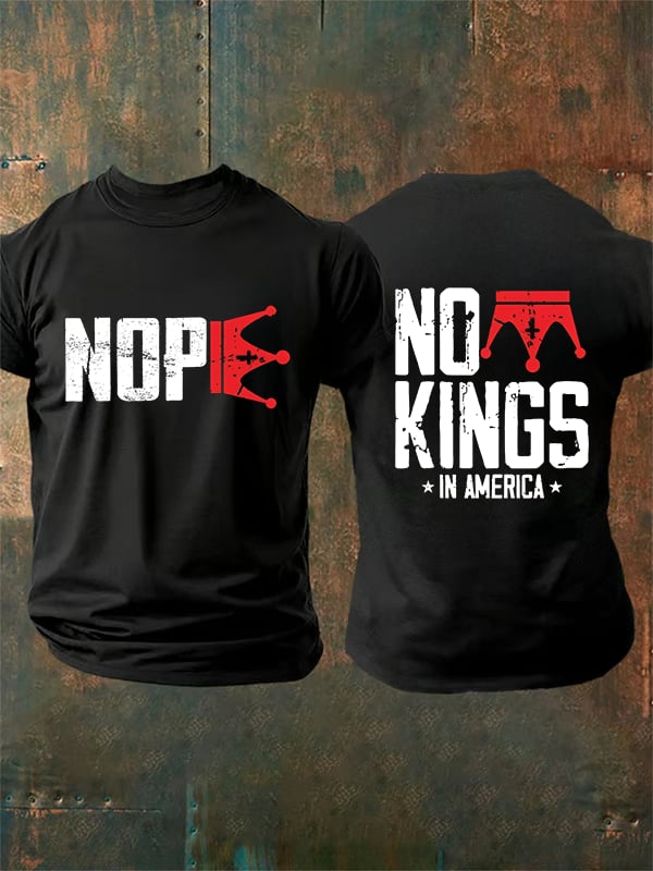 Men's  No Kings In America T-Shirt