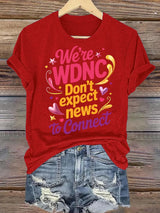 Women's  Retro Funny Proud Member Of Club Menopause Perimenopause Print T-Shirt