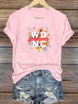 Women's  Retro Funny Proud Member Of Club Menopause Perimenopause Print T-Shirt