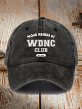Unisex  Retro Funny Proud Member Of Club We Do Not Care Menopause Perimenopause Print  Hat