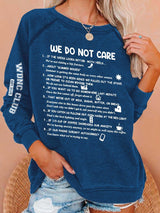🔥Buy 3 Get 15% Off🔥Retro Funny WDNC Club Menopause Perimenopause Print Sweatshirt