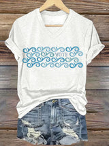 🔥Buy 3 Get 15% Off🔥Women's Casual FDT Printed Short-Sleeve T-Shirt