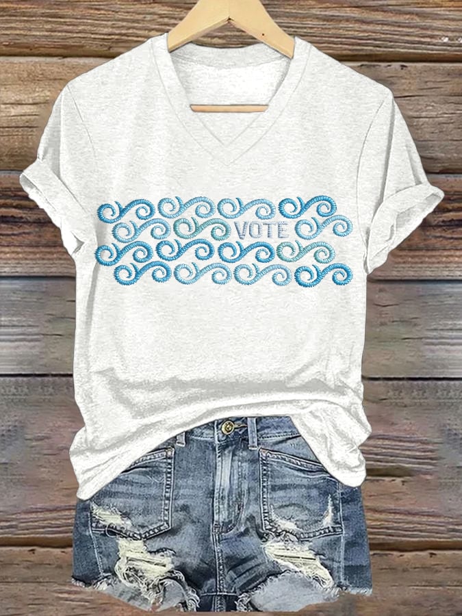 🔥Buy 3 Get 15% Off🔥Women's Casual FDT Printed Short-Sleeve T-Shirt