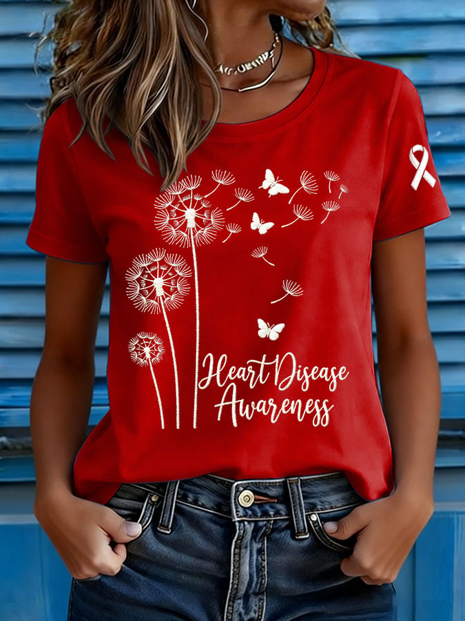 Women's Heart Disease Awareness T-shirt