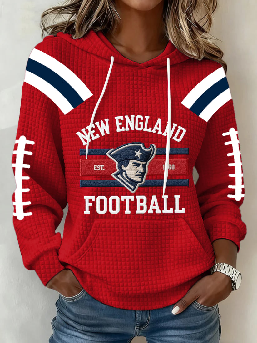 Women's Football Print Sweatshirt