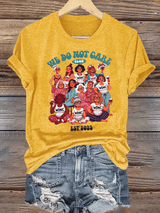 Women's  We don't care about club print  T-shirt