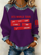 Women's Leisure  Print Sweatshirt