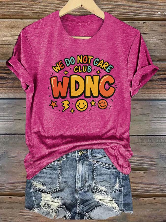 Women's  Retro Funny Proud Member Of Club Menopause Perimenopause Print T-Shirt