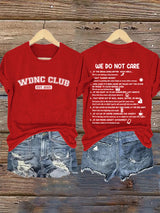 🔥Buy 3 Get 15% Off🔥Retro Funny WDNC Club Menopause Perimenopause Print T-Shirt