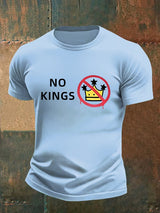 🔥Buy 3 Get 15% Off🔥Men's   NO KINGS Print T-Shirt