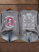 Women's   Menopause And Perimenopause Print Sweatshirt