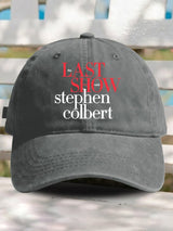 🔥Buy 3 Get 15% Off🔥Retro Last Show Print Baseball Cap