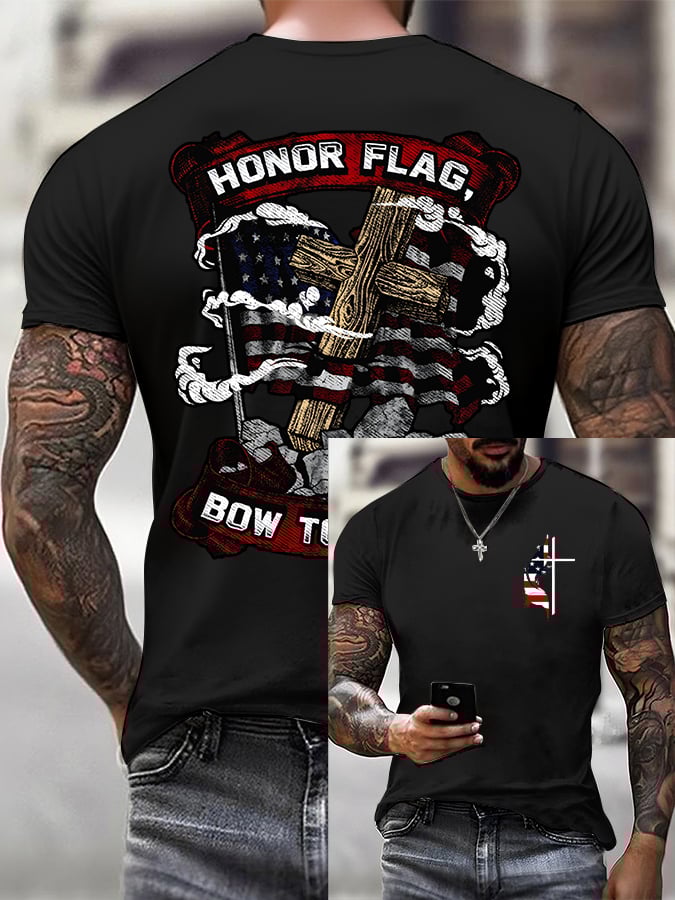 Men'S Casual Faith Short-Sleeved T-Shirt