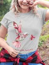 Women's Heart Disease Awareness Print T-shirt