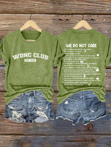 🔥Buy 3 Get 15% Off🔥Retro Funny WDNC Club Menopause Perimenopause Print T-Shirt