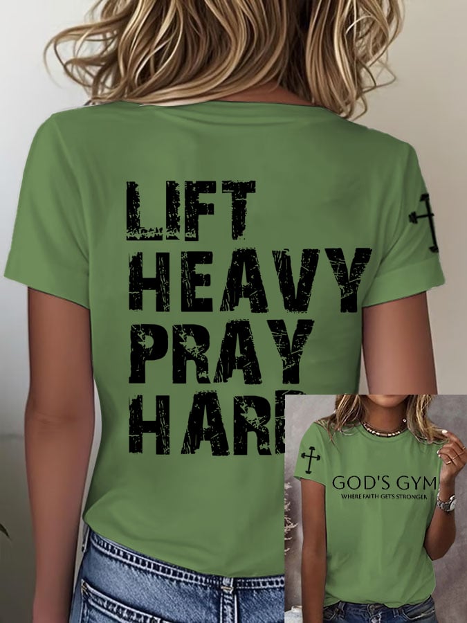 Women's  Gym Faith T-Shirt