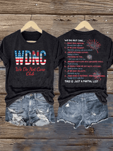 Women's  Retro Funny Proud Member Of Club We Do Not Care Menopause Perimenopause Print  T-Shirt