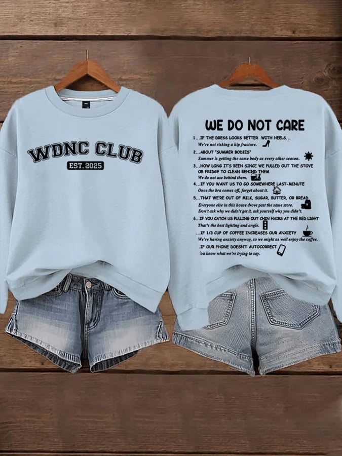 🔥Buy 3 Get 15% Off🔥Women's  WDNC Menopause And Perimenopause Print Sweatshirt