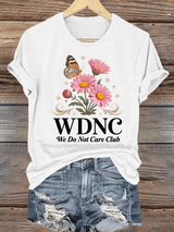 Women's  Retro Funny Proud Member Of Club Menopause Perimenopause Print T-Shirt