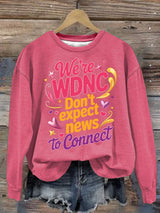 Women's  Retro Funny Proud Member Of Club Menopause Perimenopause Print  Sweatshirt