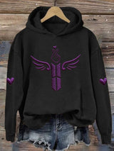 Women's K-pop Print Hooded Top