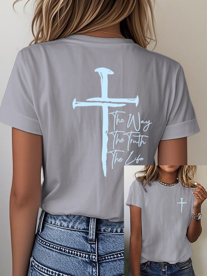 Women's The Way The Truth The Life Print T-Shirt