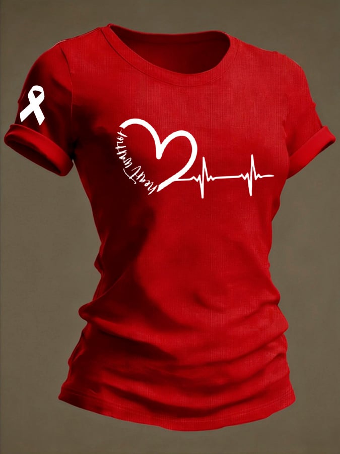 Women's Heart Disease Awareness T-shirt