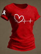 Women's Heart Disease Awareness T-shirt