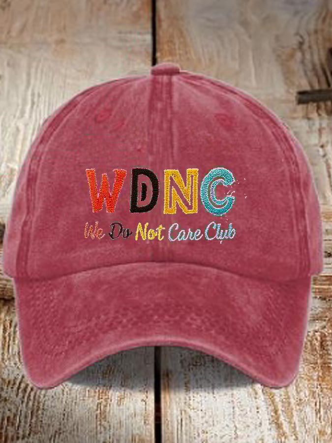 🔥Buy 3 Get 15% Off🔥Unisex  Retro Funny WDNC We Do Not Care Club Menopause Perimenopause Print Baseball Cap