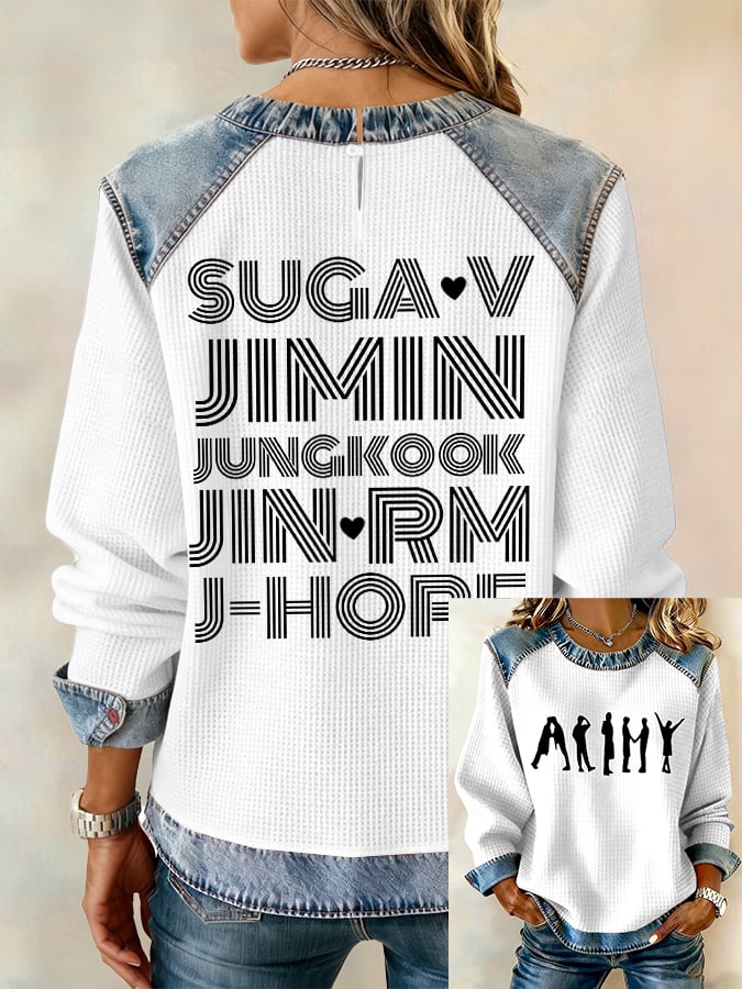 Women's Leisure  Print Sweatshirt