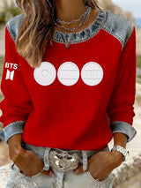 Women'S 2026 Bts Comeback Printed Casual Sweatshirt