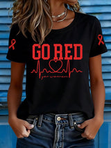 Women's Heart Disease Awareness T-shirt