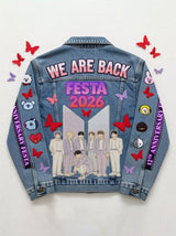 Women's Retro Music Art Print Jacket