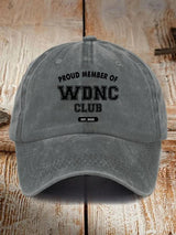 Unisex  Retro Funny Proud Member Of Club We Do Not Care Menopause Perimenopause Print  Hat