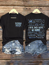 🔥Buy 3 Get 15% Off🔥V-Neck Retro Funny WDNC CLUB Est. 2025 Menopause Perimenopause Print T-Shirt