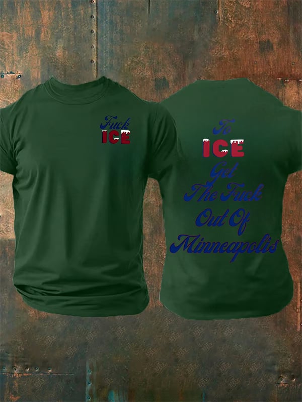 Men's  To ICE get the fuck out of Minnesota T-Shirt