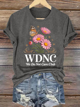 Women's  Retro Funny Proud Member Of Club Menopause Perimenopause Print T-Shirt