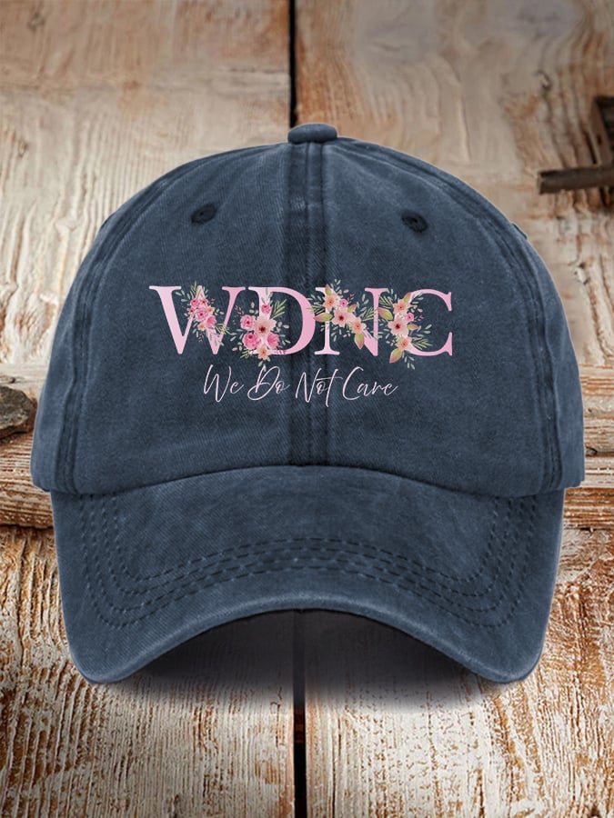 Retro Funny WDNC Menopause Perimenopause Print Baseball Cap