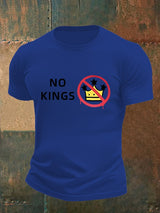 🔥Buy 3 Get 15% Off🔥Men's   NO KINGS Print T-Shirt