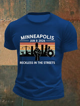 Men's Justice For Her Printed Casual T-shirt