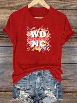 Women's  Retro Funny Proud Member Of Club Menopause Perimenopause Print T-Shirt