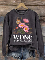 Women's  Retro Funny Proud Member Of Club Menopause Perimenopause Print  Sweatshirt