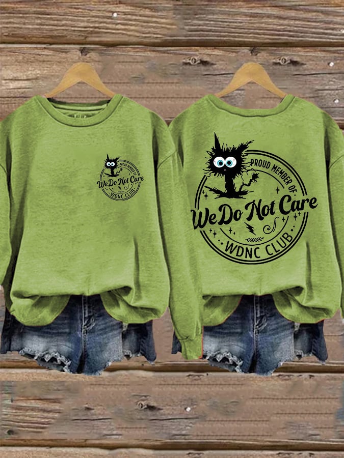 🔥Buy 3 Get 15% Off🔥Retro Funny Proud Member Of WDNC Club Menopause Perimenopause Print Sweatshirt