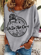 Retro Proud Member Of WDNC Club Menopause Perimenopause Print Sweatshirt